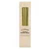 Lot de 10 bougies dorees