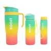 Lot de 3 gourdes plastique