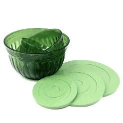 Lot de 3 saladiers plastique