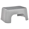 Marchepied plastique 16cm gris