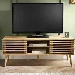 Meuble tv portes coulissantes
