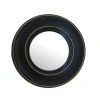 Miroir convex bord noir