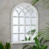 Miroir ext 50x70cm arches blanc