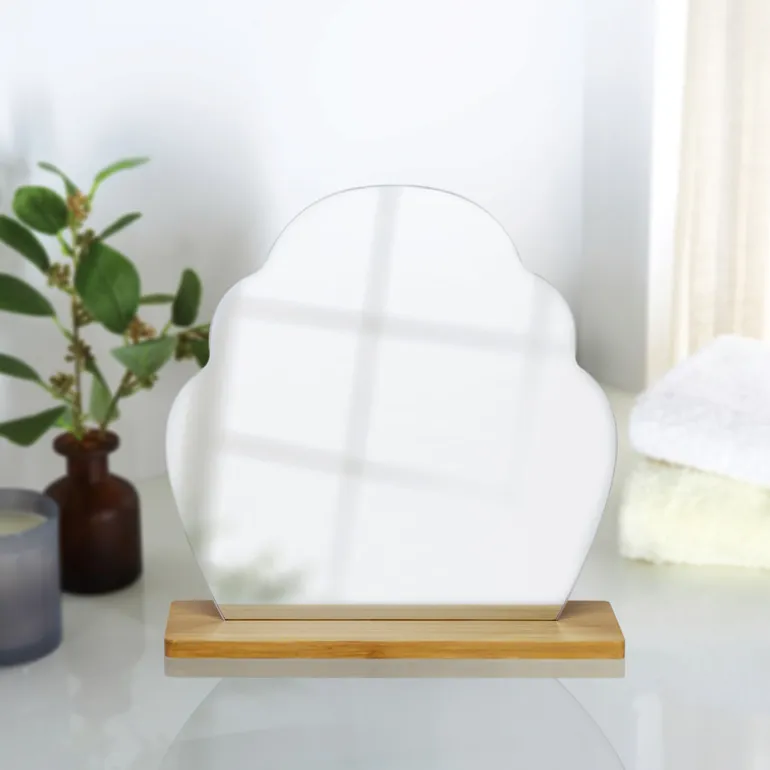 Miroir salle de bain coquillage