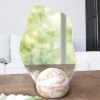 Miroir support effet marbre