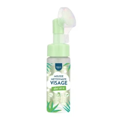 Mousse nettoyante visage brosse