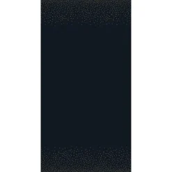 Nappe damassee paillette noir or