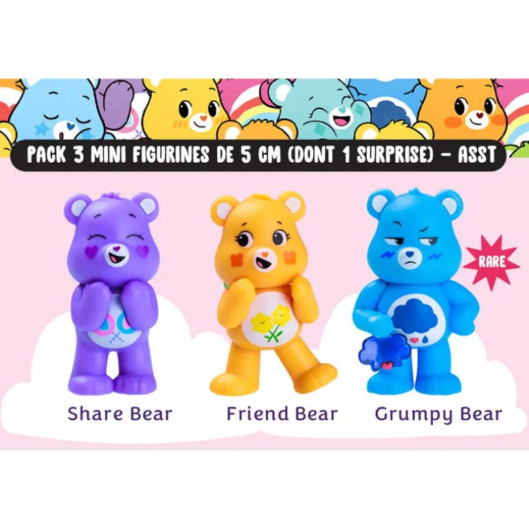 Pack x3 figurines premium bisoun