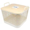 Panier de rangement bambou l