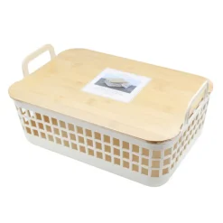 Panier de rangement bambou s