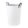Paniere a linge ronde blanche