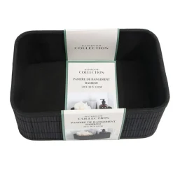 Paniere de rangement bambou noir