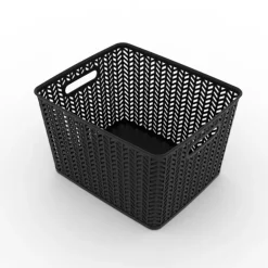 Paniere de rangement chevron