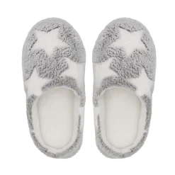Pantoufle unie avec etoiles