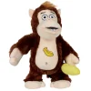 Peluche animee singe banane
