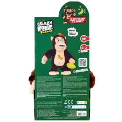 Peluche animee singe banane