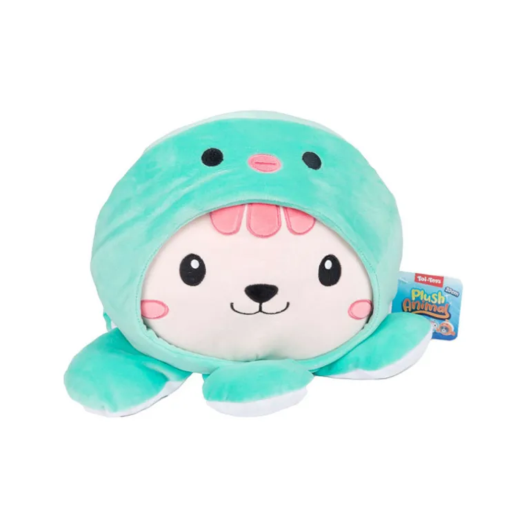 Peluches 27cm en pyjama 4ass