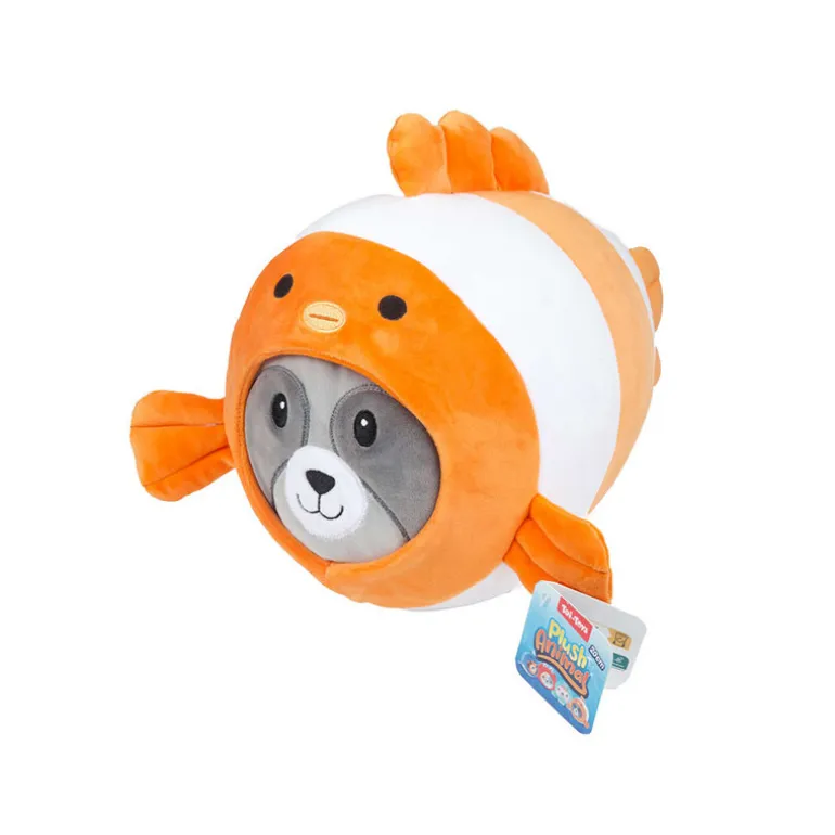 Peluches 27cm en pyjama 4ass