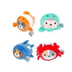 Peluches 27cm en pyjama 4ass
