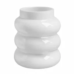 Petit vase verre ondule