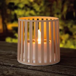 Photophore solaire panier