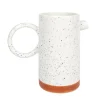Pichet blanc mouchete