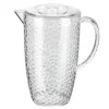 Pichet craquele transparent