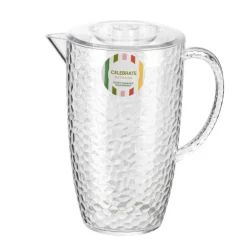 Pichet craquele transparent