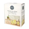 Pichet en verre 1.1l et 6 verres