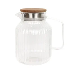 Pichet en verre strie 1.5l