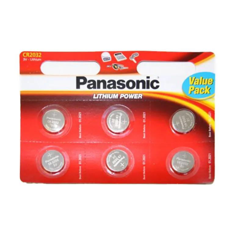 Pile panasonic x6 cr2032