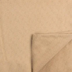 Plaid a franges 130x160cm ocre