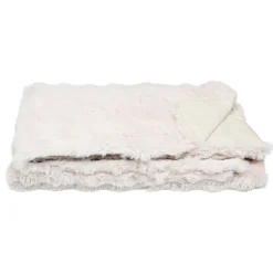 Plaid bubble beige 130x160cm