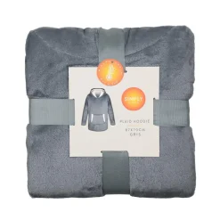 Plaid hoodie gris simply cosy
