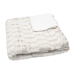 Plaid tromso creme 130x160cm