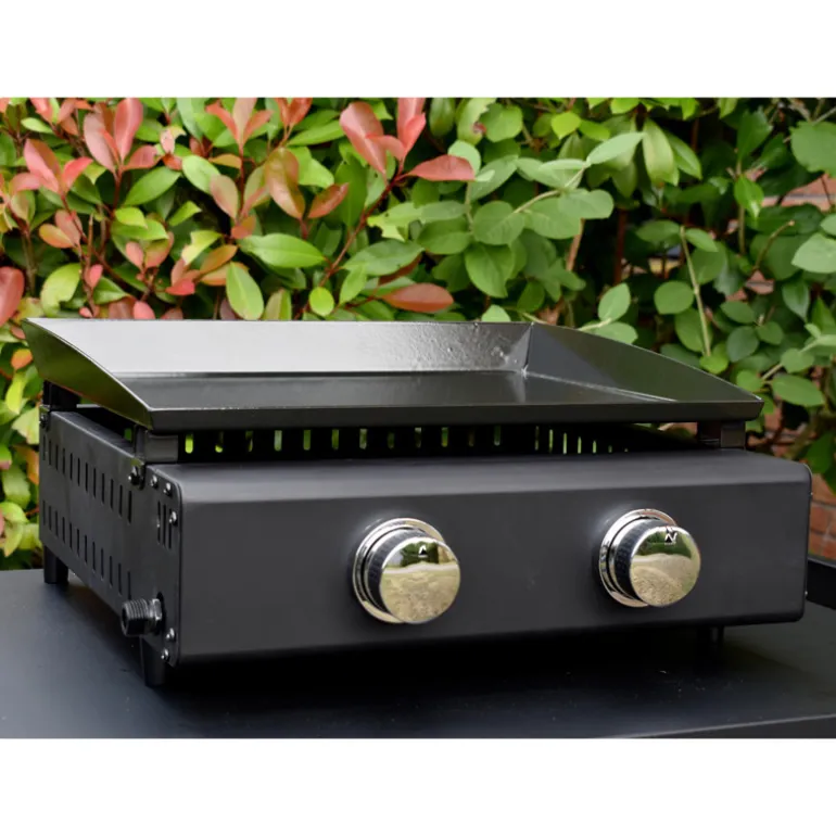 Plancha gaz 2 bruleurs