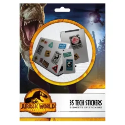 Planche de stickers jurassic par