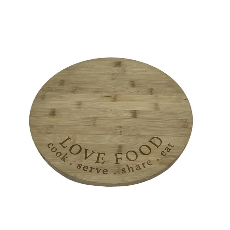 Plateau de service bambou grave