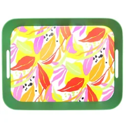 Plateau en pp 41x32cm hot tropic