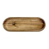 Plateau long en acacia