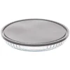 Plat tarte verre + couv d27cm