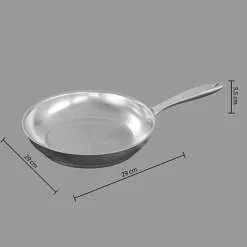 Poele 28cm inox resilience
