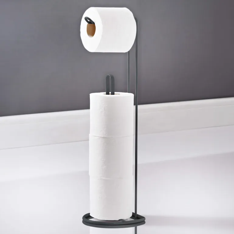 Porte papier toilette gris
