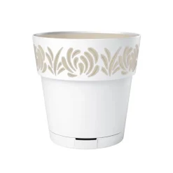 Pot gaia d15cm blanc