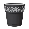 Pot gaia d25cm graphite