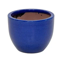 Pot oeuf bleu o23h18cm