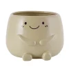 Pot visage beige o15cm