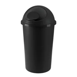 Poubelle big hoop 45l noir