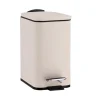 Poubelle 3l metal frein de chute