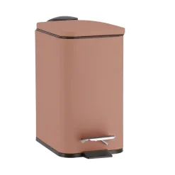 Poubelle 3l metal frein de chute